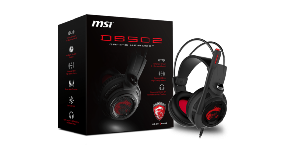 msi ds502 auriculares gaming 7.1 v2